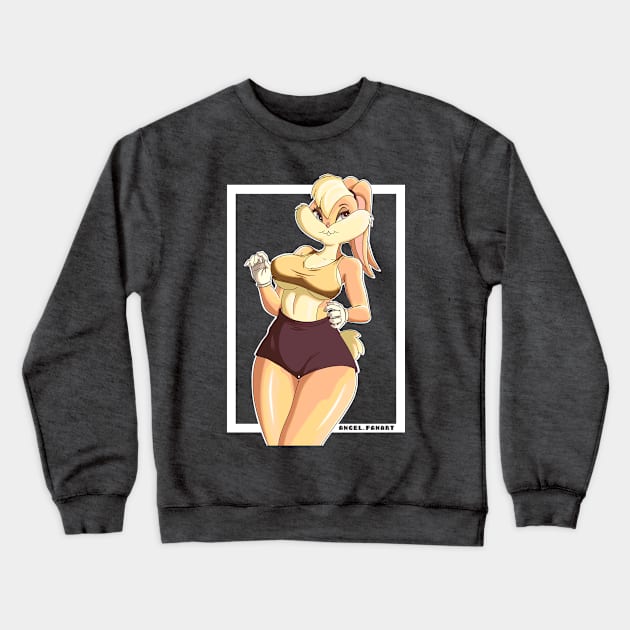 bunny girl by Angel.Fanart Crewneck Sweatshirt by AngelsFANART